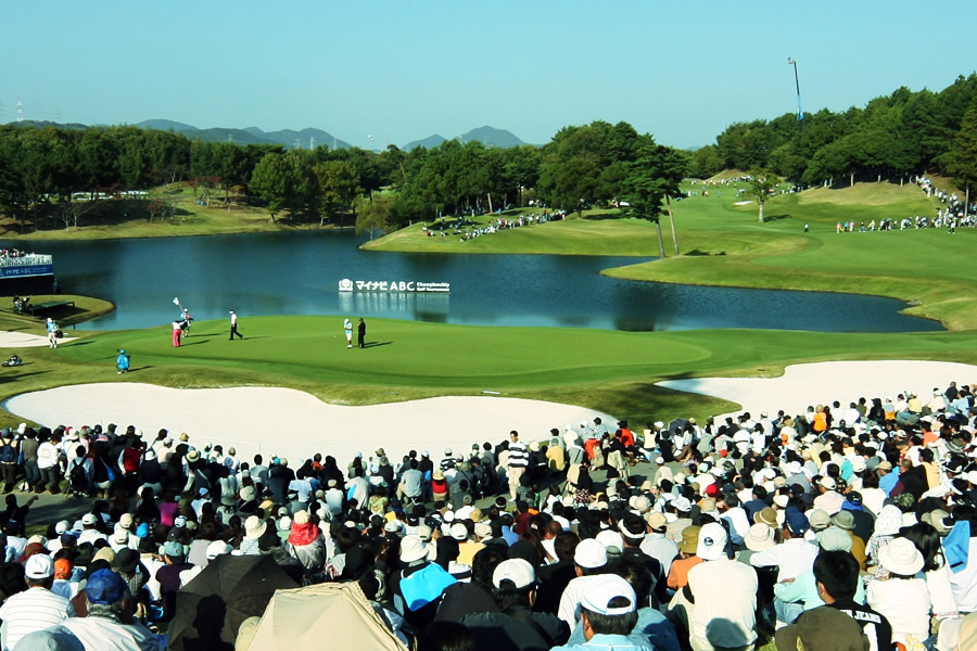 ABCゴルフ倶楽部：トーナメントコースにチャレンジ　ロングランコンペ